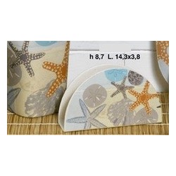 Portatovaglioli stile mare cm.14,3 bambu'