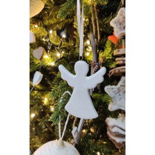 Decorazione angelo in porcellana 7 cm | CarinCasa