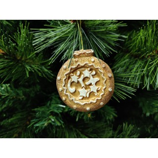 Biscotto frollino set da 6 pezzi marrone 5 cm | CarinCasa