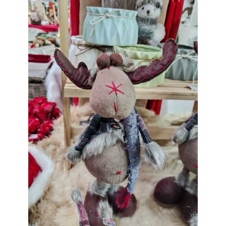 Renna in tessuto 52 cm | CarinCasa