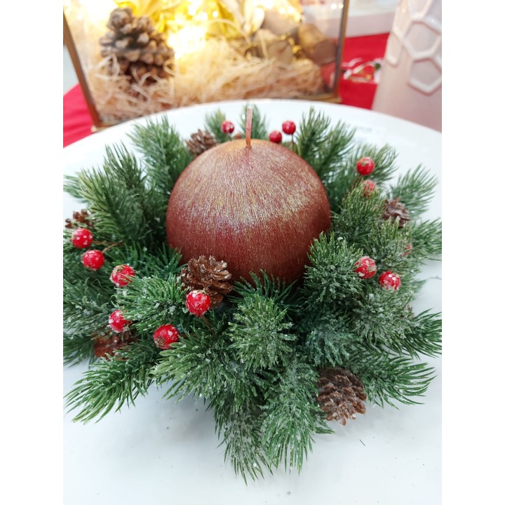 Candela sfera struct Rossa | CarinCasa