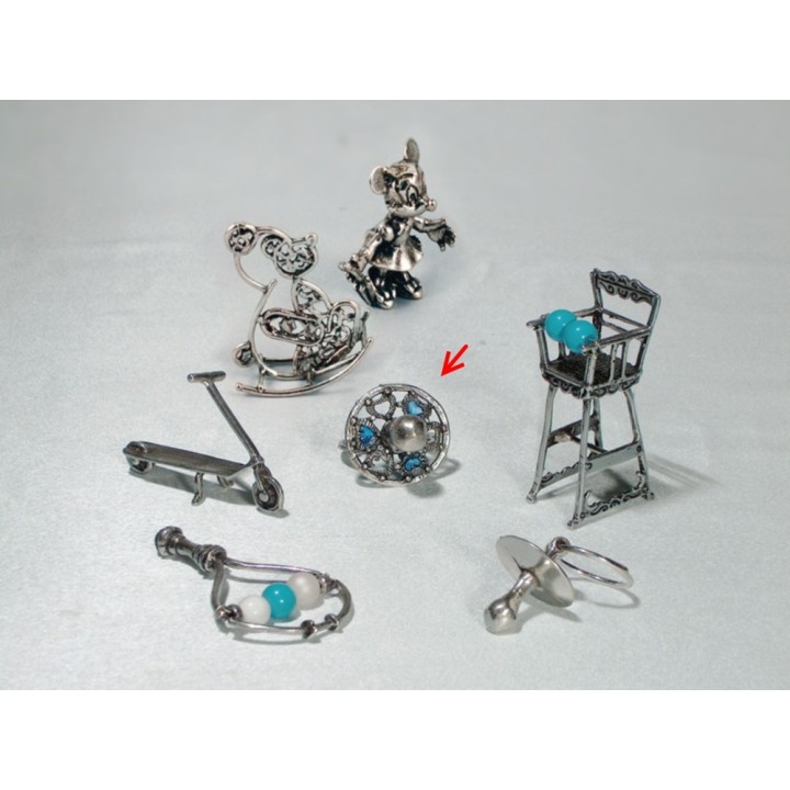 Ciuccio traforato cm.4 | CarinCasa