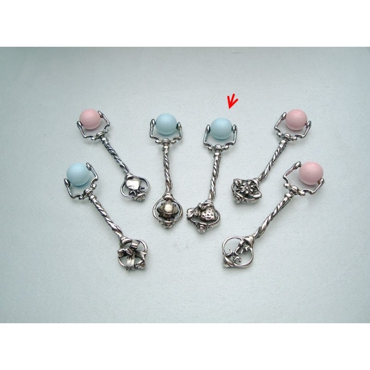 Sonaglio mini fragola sheffield | CarinCasa