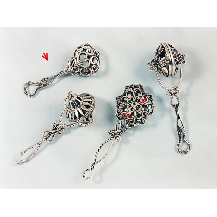 Sonaglio traforo cuore sheffield | CarinCasa