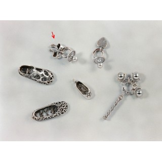 Ciuccio con fiocco 2 cm | CarinCasa