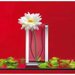Vaso specchiato liscio 18 cm