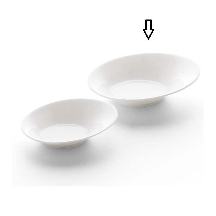 Carlotta/ramada ovale fondo 14 x 10 cm | CarinCasa