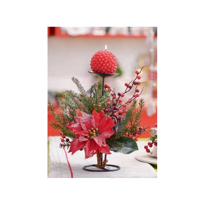 Sfera di bacche rosse cm 8 | CarinCasa