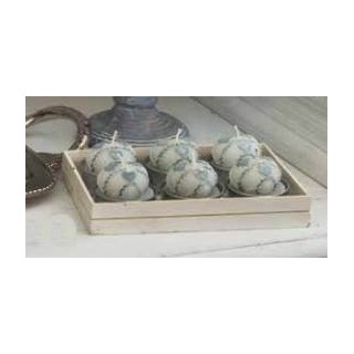 Set 6 tealight a forma di cuore con decoro cuoricini |…