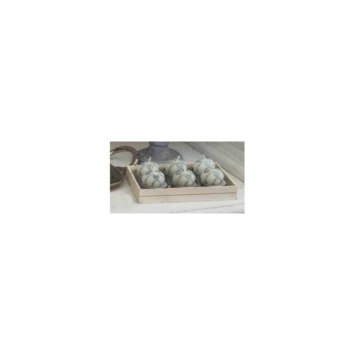 Set 6 tealight a forma di cuore con decoro cuoricini |…