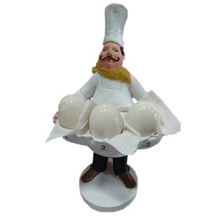 Porta uova cuoco porcellana | CarinCasa