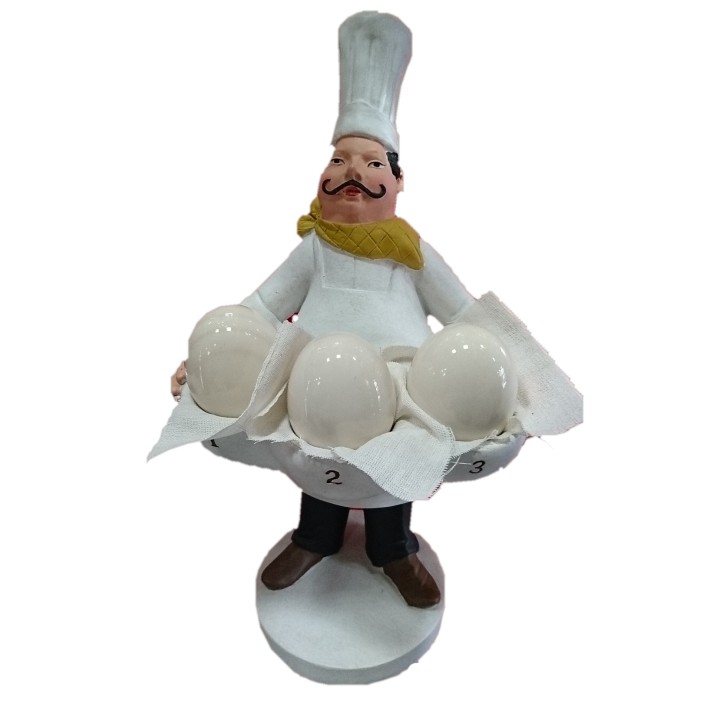 Porta uova cuoco porcellana | CarinCasa