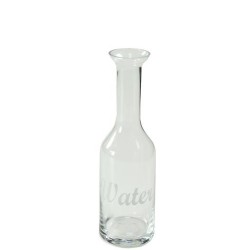 Bottiglia acqua in vetro