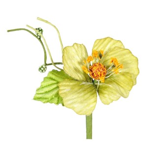 Ramo papavero verde pc. Cm,12 imb.12/144/1728 | CarinCasa