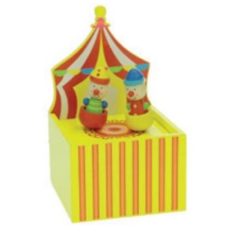 Carillon circo giallo 10 x 10 x 15 cm | CarinCasa
