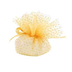 Tulle c.no pois oro c/tirante (25/100)