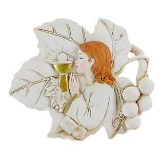 Roccia foglia bimba comunione cm.12 | CarinCasa