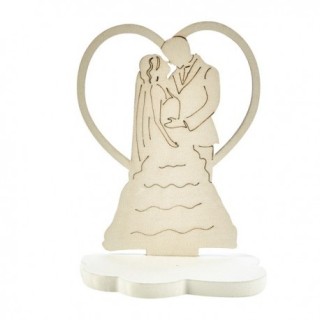 White coppia cuore cm.9,5 (12/240) | CarinCasa