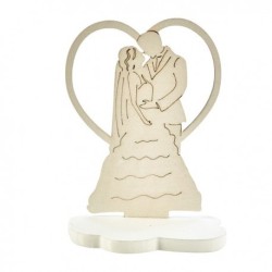 White coppia cuore cm.9,5 (12/240)