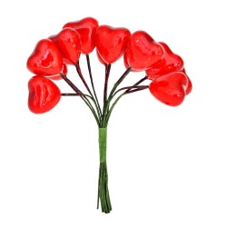 Rametto cuore roso imb,144/1440