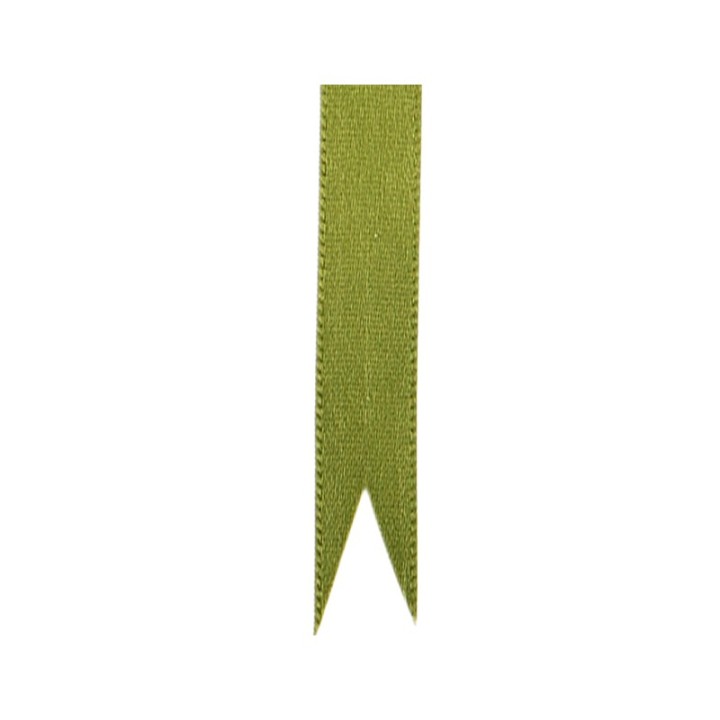 Nastro doppio raso verde da 3 mm, rotolo da 50 metri