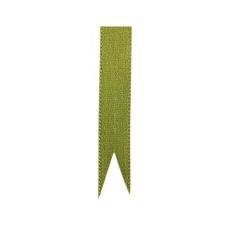 Nastro doppio raso verde da 25 mm, rotolo da 50 metri
