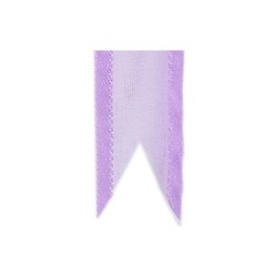 Nastro in organza lavanda con bordo, 10 cm x 50 metri