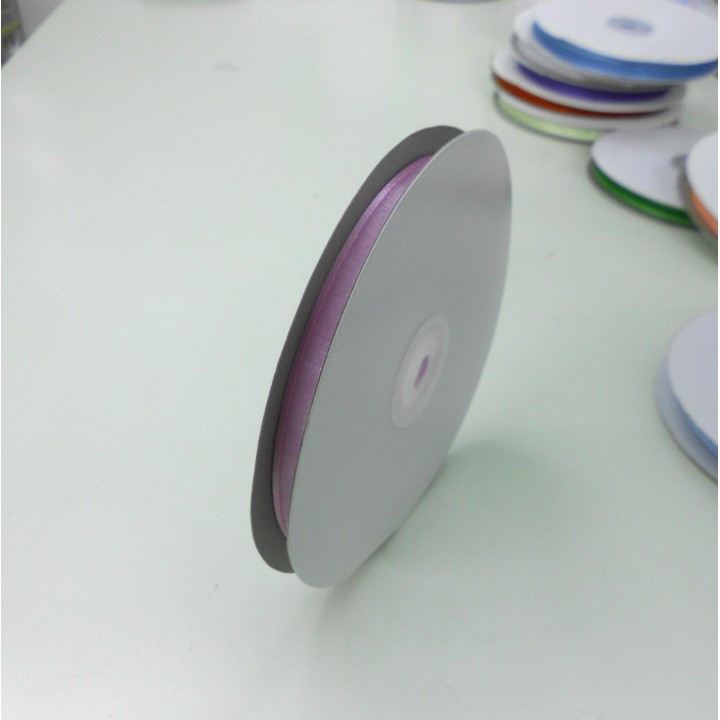 Nastro in organza lavanda con bordo, 10 cm x 50 metri