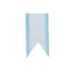 Nastro in organza azzurro cielo con bordo, 20 cm x 50 metri