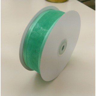 Organza b/raso 38x50 mt, tiffany | CarinCasa