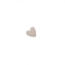 Cotton. Applic.cuore cuore panna  (6/432/4320)