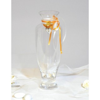 Vasetto swarosky giallo