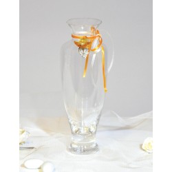 Vasetto swarosky giallo