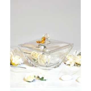 Scatola swarosky giallo