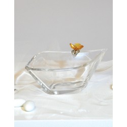 Vaschetta swarosky giallo