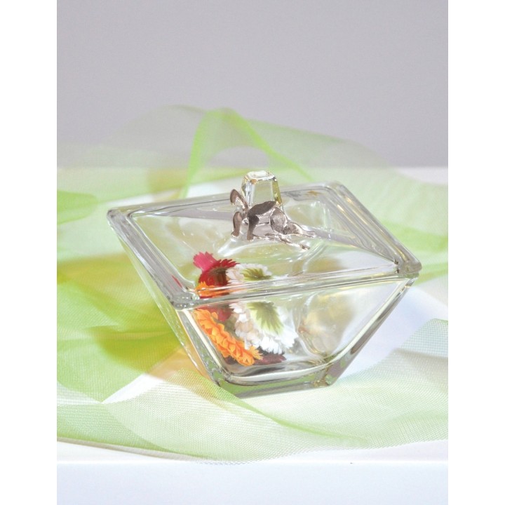 Scatola con farfalle