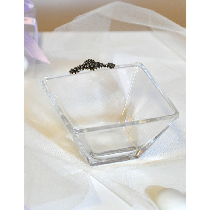 Ciotola quadra margherite