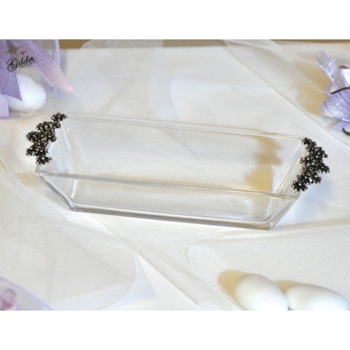 Vaschetta rettangolare margherita