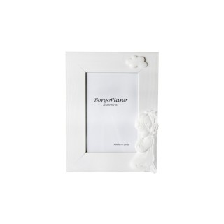 Cornice bimba pino bianco liscio 10x15 cm | CarinCasa