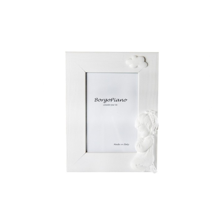 Cornice bimba pino bianco liscio 10x15 cm | CarinCasa