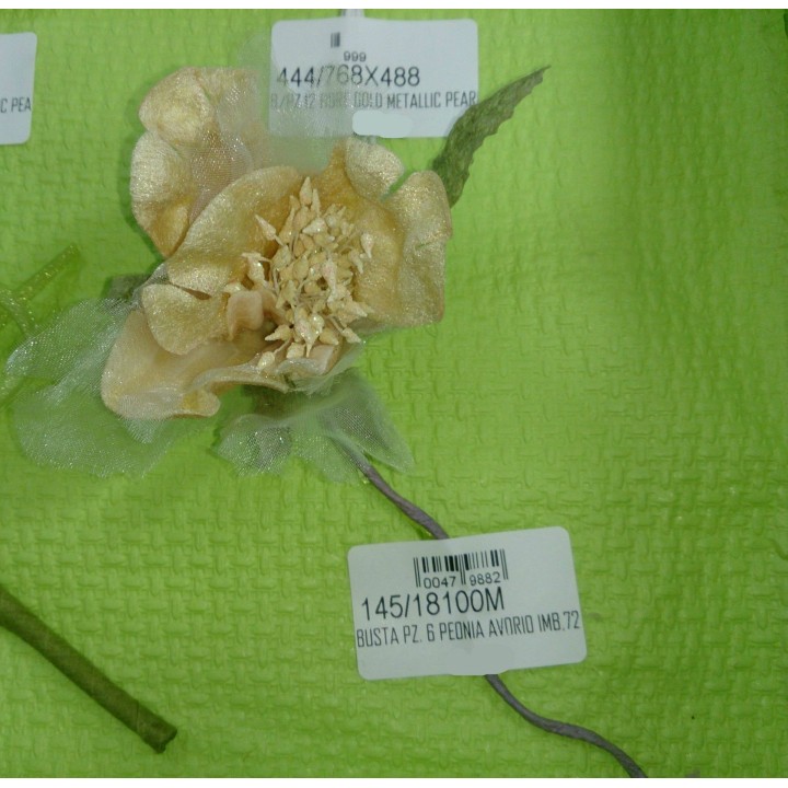 Fiore peonia avorio | CarinCasa