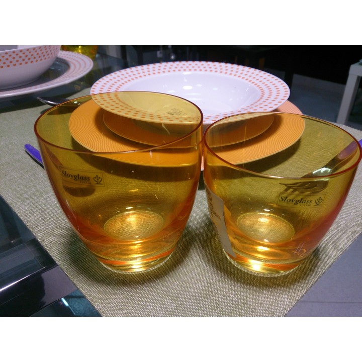 Bicchieri 6 pezzi acqua orange | CarinCasa