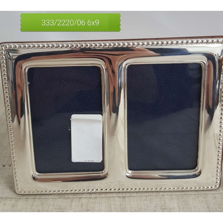 Cornice doppia in argento 6x9 cm | CarinCasa