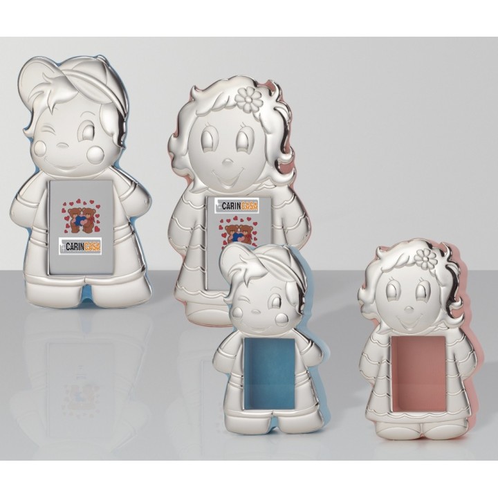 Cornice bimbo rosa cm 6x9 h.24 | CarinCasa