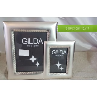 Portafoto doppio decoro greco 12 x 17 cm | CarinCasa