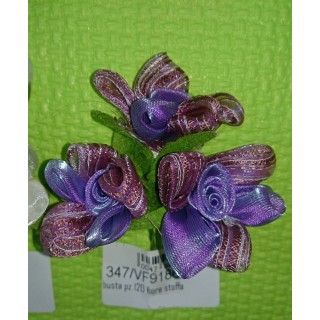 Fiore stoffa viola | CarinCasa