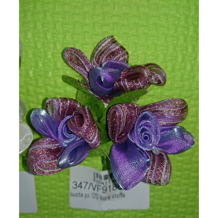 Fiore stoffa viola | CarinCasa