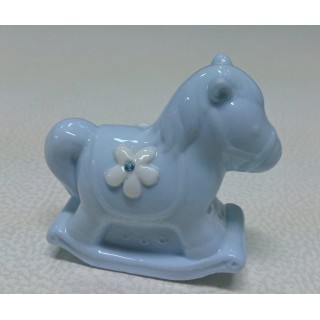 Cavallino porc.celeste cm.7 8/144 | CarinCasa