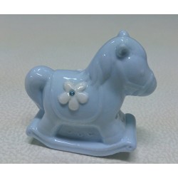 Cavallino porc.celeste cm.7 8/144