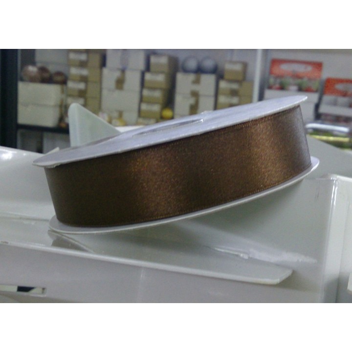 Nastro marrone 25 mt doppio raso | CarinCasa